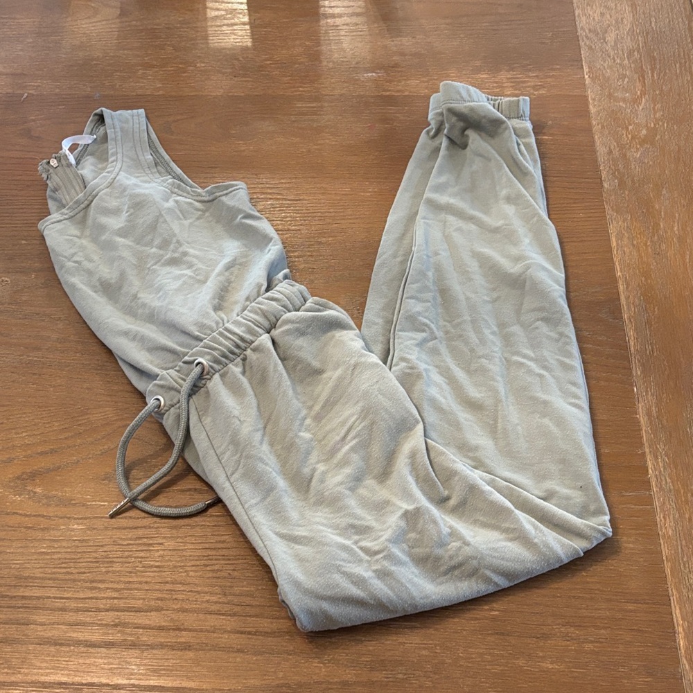 Urban Planet Kids Gray Sleeveless Jumpsuit